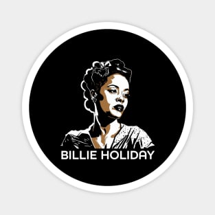 Bille Holiday Golden Singer Magnet